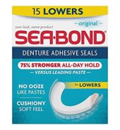 Sea Bond Denture Adhesive Lowers 15’s