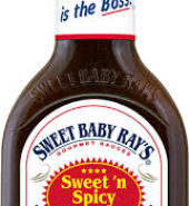 Swt Baby Ray Bbq Sauce Sweet n Spicy 18z