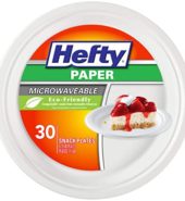 Hefty Plates Paper 6-3/4 30’s