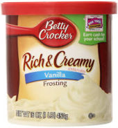 Bet Crock Frosting Vanilla 16 oz
