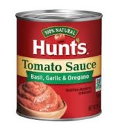 Hunts Tomato Sauce Basil Garlic & Oregano 8oz
