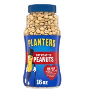 Planters Peanuts Dry Roasted Lightly Salted 16oz