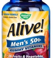 Nat Way Alive Gummy Vitamins 50+ Men 60s