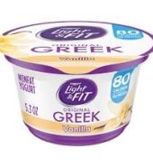Dannon L & Fit Greek Yogurt Vanilla 5.3z