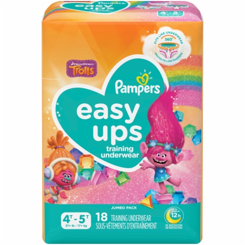 Pampers Easy Ups 4T-5T Girls Jumbo 18ct – Massy Stores Barbados