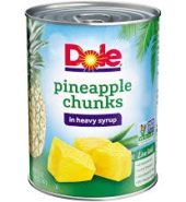 Dole Pineapple Chunks in Hvy Syrup 20oz