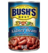 Bushs Kidney Beans Light Red 16oz #01748