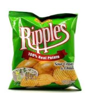 Sshine Chips Potato Ripples Sour Crm 35g