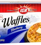 Iga Waffles Blueberry 12.3oz