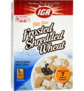 Iga Frosted Shred Wheat Bite Size 18oz