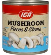 Iga Mushrooms Pieces & Stems 8oz
