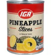 IGA Pineapple Sliced in Juice 20oz