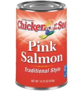 Chicken Of The Sea Pink Salmon Traditional Style 14.75 oz