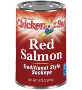 Chicken Of The Sea Red Salmon Traditional Style Sockeye 14.75 oz