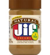 Jif Natural Peanut Butter Creamy 454g