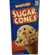 World Fair Sugar Cones 12s 5oz