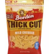 Borden Shred Cheese Thick Cut Mild 8oz
