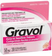 GRAVOL Tablets Adult 50mg 30’s