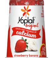 Yoplait Yogurt Original Sberry/Ban 6oz