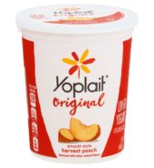 Yoplait Yogurt Low Fat Creamy Peach 32oz