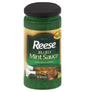 Reese Mint Jelly w Leaves 10.5 oz