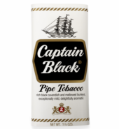 Captain Black Pipe Tobacco White Pouch