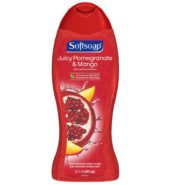 Softsoap Bodywash Pomergranate Scrub 20z