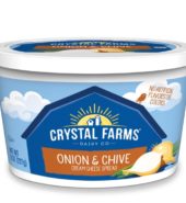 CrystalFarmCream Cheese Onion/Chive 8 oz