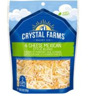 Crystal Farms Cheese Mexican 4 Blend 8oz
