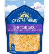 Crystal Farms Shredded Cheddar Jack 8oz