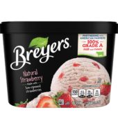 Breyers Ice Cream Natural Strawberry 1.5qt