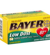 Bayer Aspirin Regimen Low Str 81mg 120s