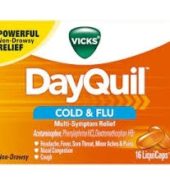 Vicks Lcaps Dayquil C&F MS ND 16’s