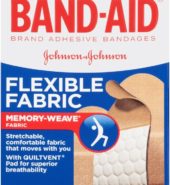 Johnson & Johnson Band-Aid Flexible Fabric 30s