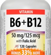 Webber Caps Vit B6-B12 w Folic Acid 120s