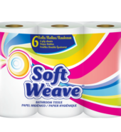 Soft Weave Bathroom Tissue 6roll