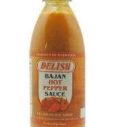 Delish Pepper Sauce Hot Bajan 500 ml