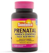Sundance Caps Prenatal +Folic Acid 100s