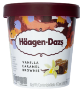 H Dazs Ice Cream Van Caramel Brwnie 16oz