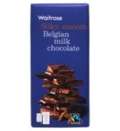 Waitrose Chocolate Belgian Milk 200g