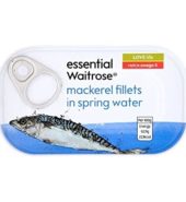 Essential Mackerel  In Spring Water 125g