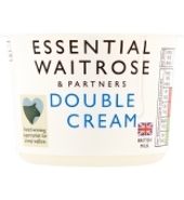 Waitrose Essential Double Cream 150ml
