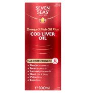 S SEAS Cod Liver Oil Plus Omega -3 300ml