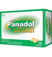 Panadol Tabs Cold & Flu Multisymptom Non-Drowsy 16’s