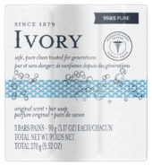 IVORY Soap Bath Pure 3s 90gr