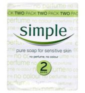 Simple Soap Pure Sensitive Skin 2x125g