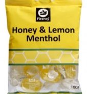 Fitzroy Candy Honey & Lemon Menthol 100g