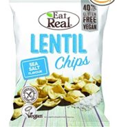 Eat Real Chips Lentil Sea Salt 40g