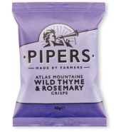 Pipers Crisps Thyme & Rosemary 40g