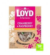 Loyd Tea Cranberry & Raspberry 20’s